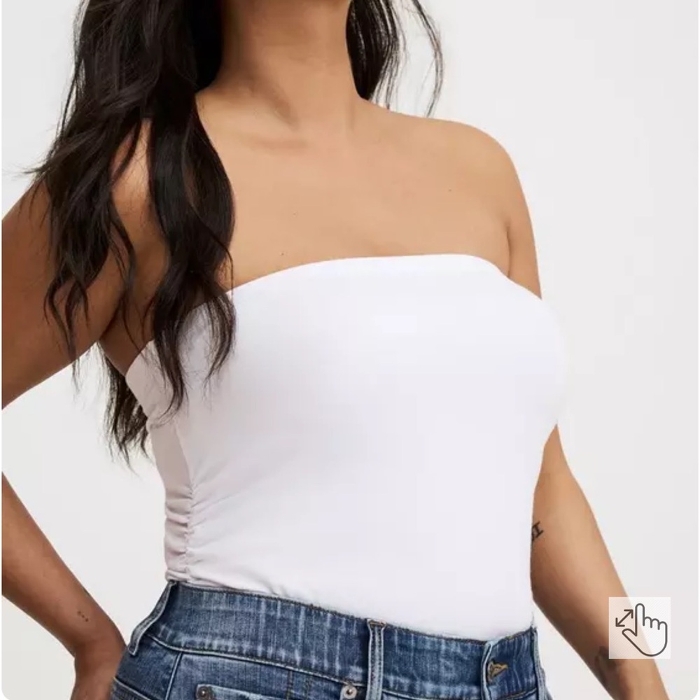 Torrid Foxy Ruched Tube Top